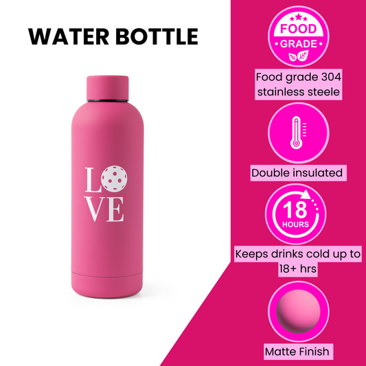LOVE Double Insulated 18hr Water Bottle