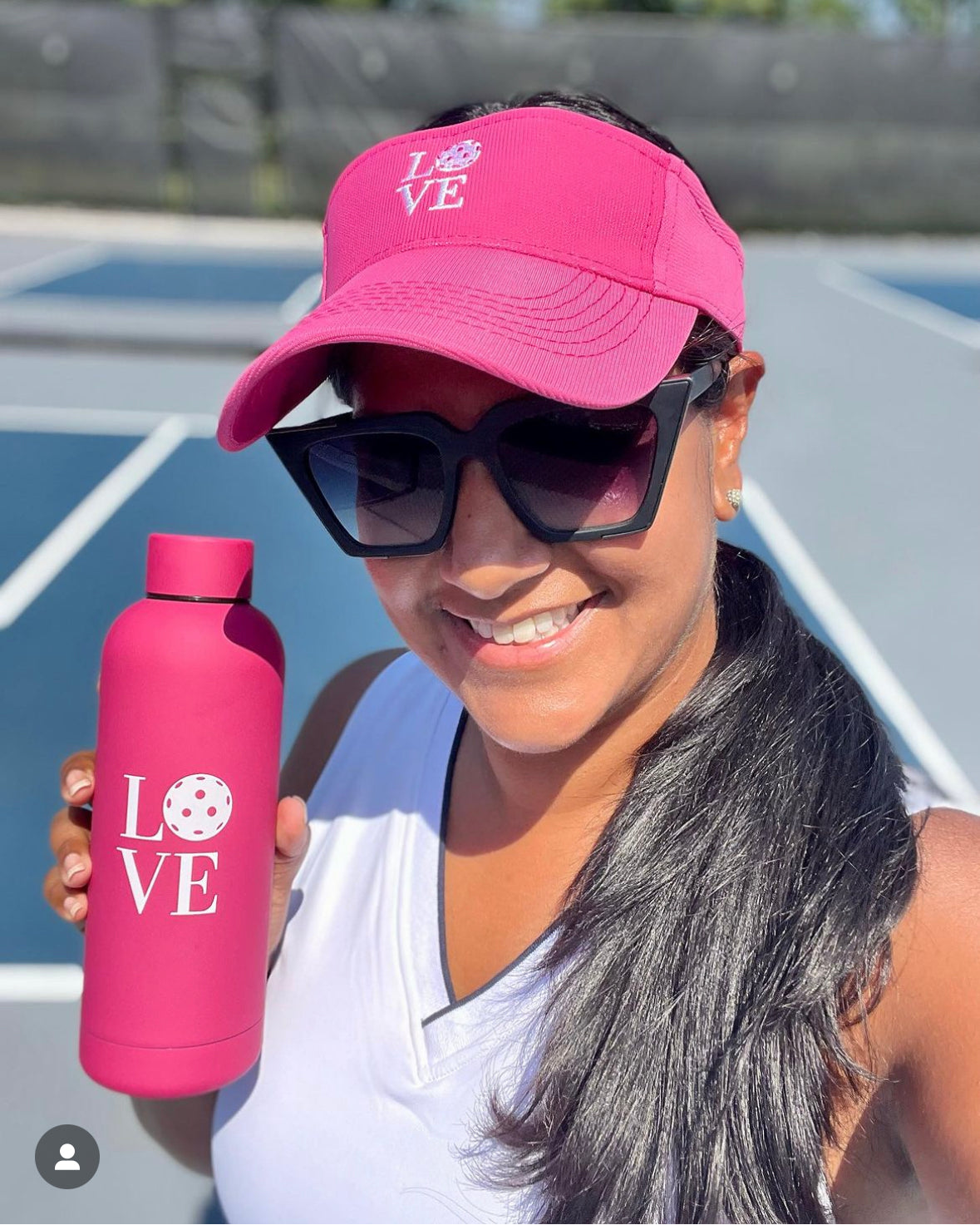 LOVE Picklleball Double Insulated Water Bottles