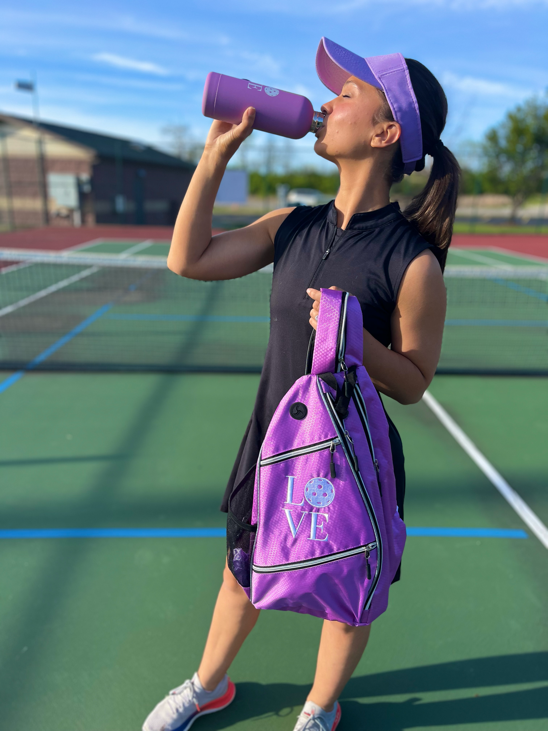 Pickler Purple Pickleball Fan Pack