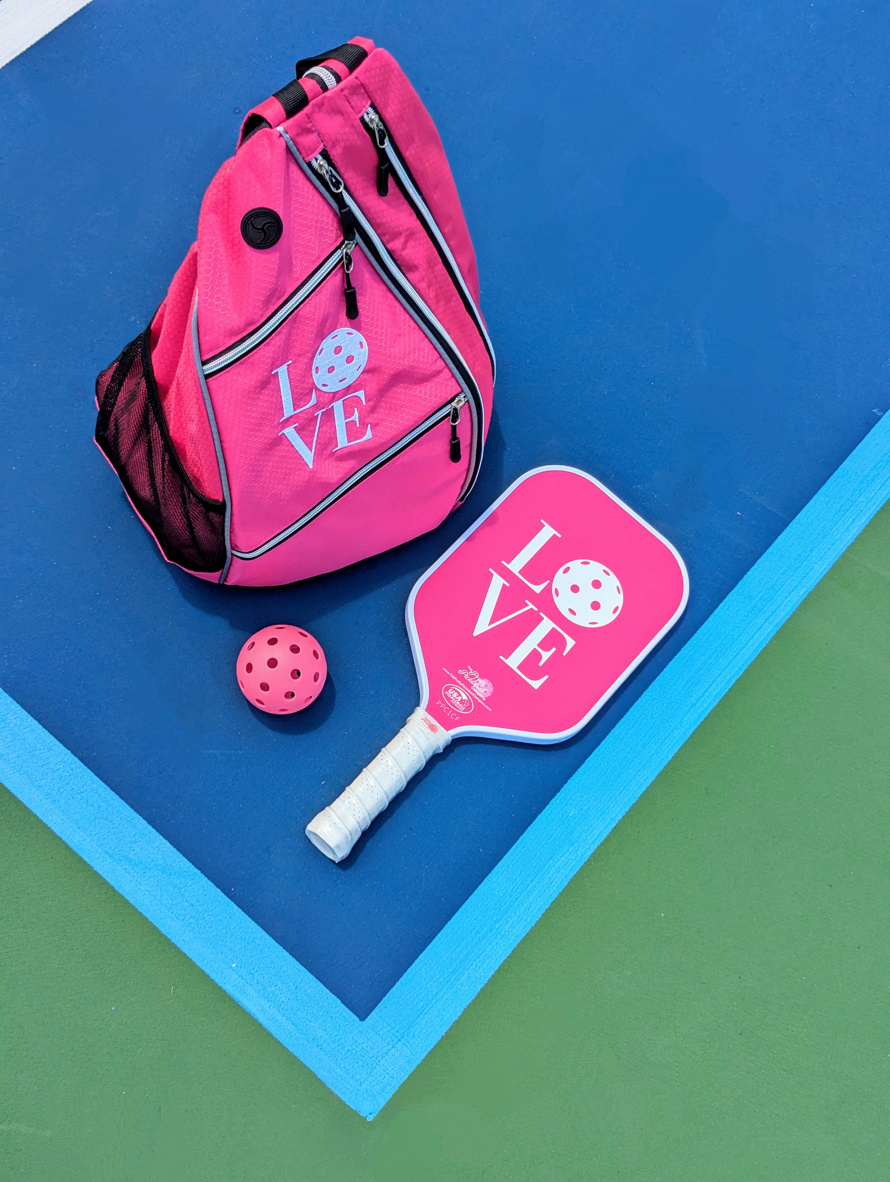 POFULL Pickleball Kosmetiktasche – Stylische Aufbewahrung Für Beauty-Fans & Pickleball-Liebhaber